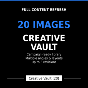 creative vault pack - 20 images - social media creative - XANPIX