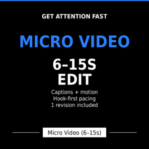 micro video - social media content creative - XANPIX